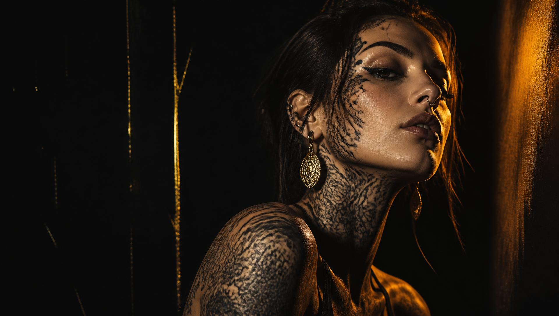 MORGZ editorial noir portrait